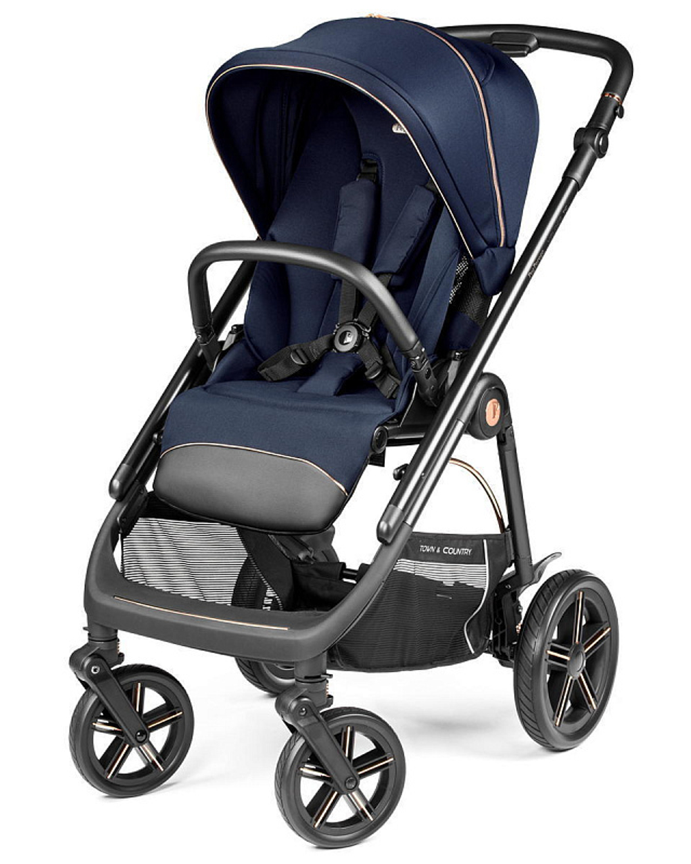 Коляска Peg Perego Veloce TC New Belvedere Lounge 3 в 1 Blue Shine