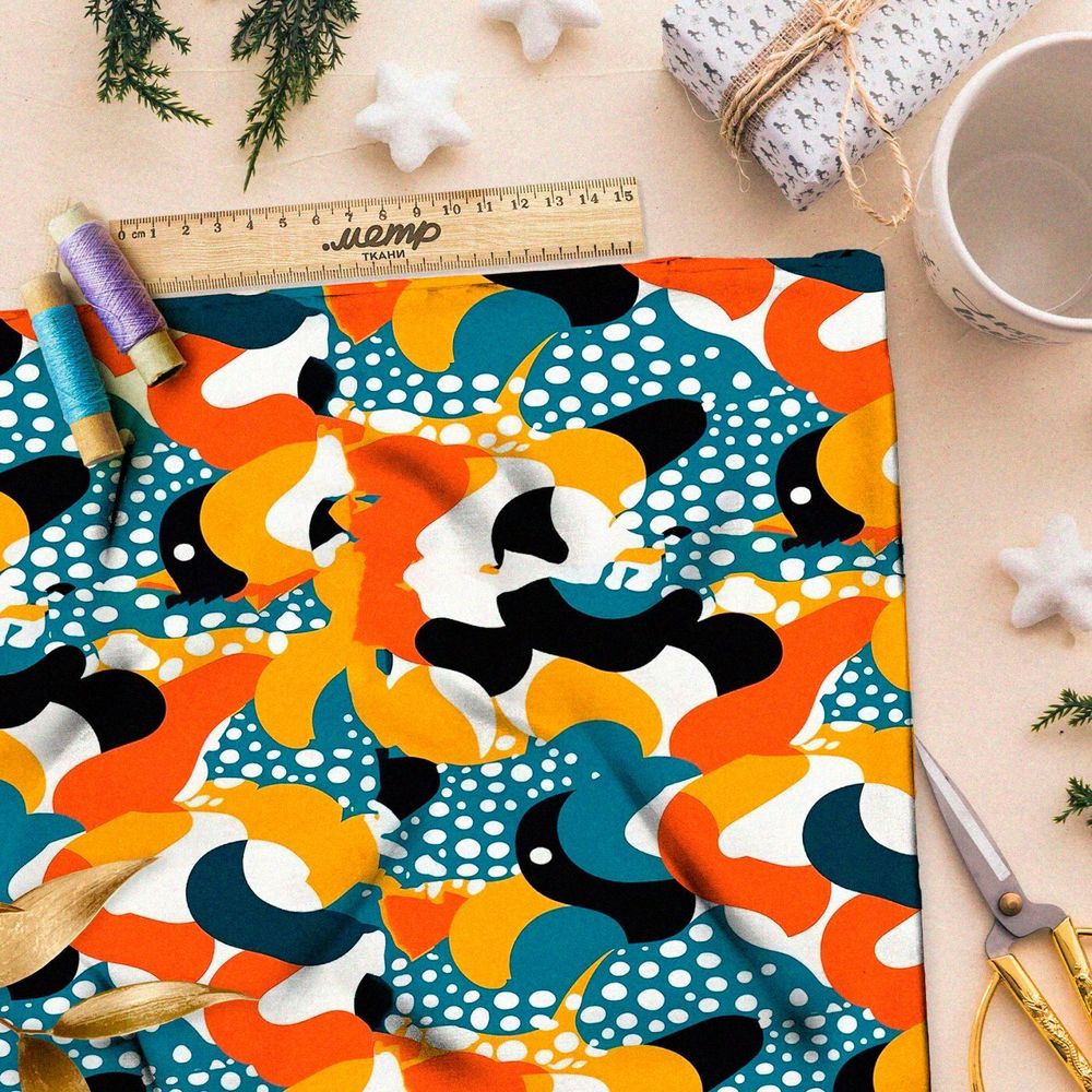 Ткань премиум мембрана магический осадок