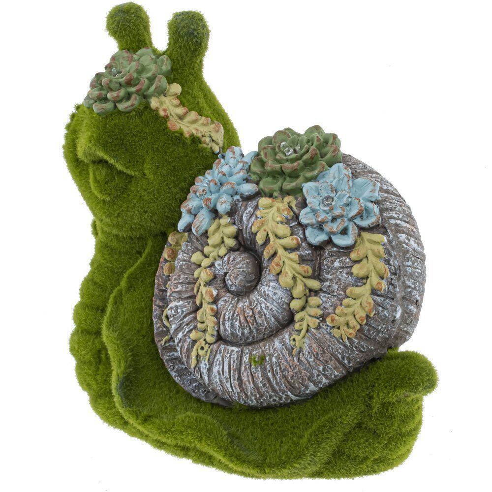 GAEM Фигурка декоративная "Улитка" (подсветка, солнечная батарея), L34 W17 H31 см