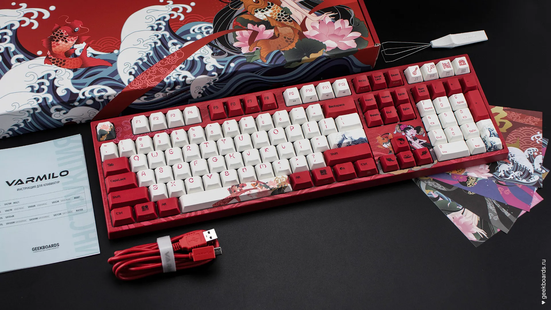 Varmilo Koi V2 108 — купить на сайте профессиональных клавиатур Geekboards