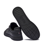 Кожаные кроссовки icon court Tommy Hilfiger - черный(FM0FM05163)