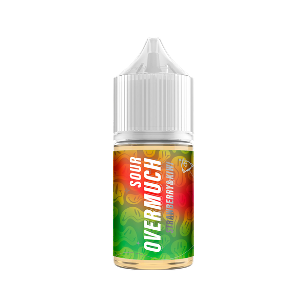 Купить Overmuch Sour Salt 30 мл - Strawberry Kiwi (Strong)