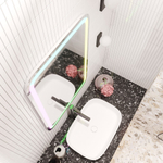 Зеркало MIXLINE "Мальта" RGB 550*800 (ШВ) сенсорный выключатель, МУЛЬТИ-ЦВЕТ