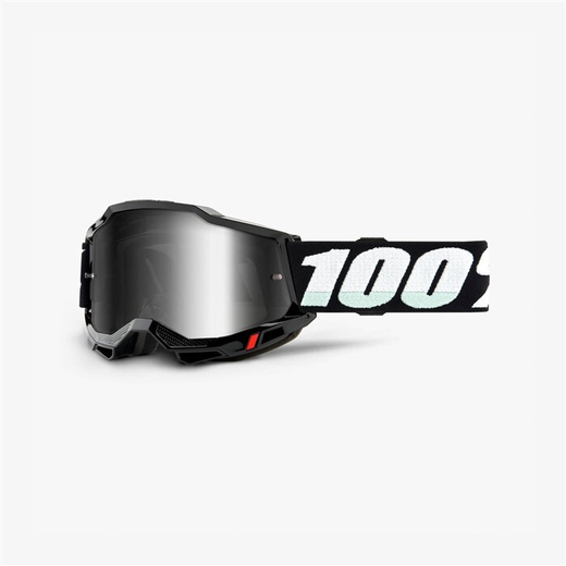 Очки 100% Accuri 2 Goggle Black / Mirror Silver Lens (50221-252-01)