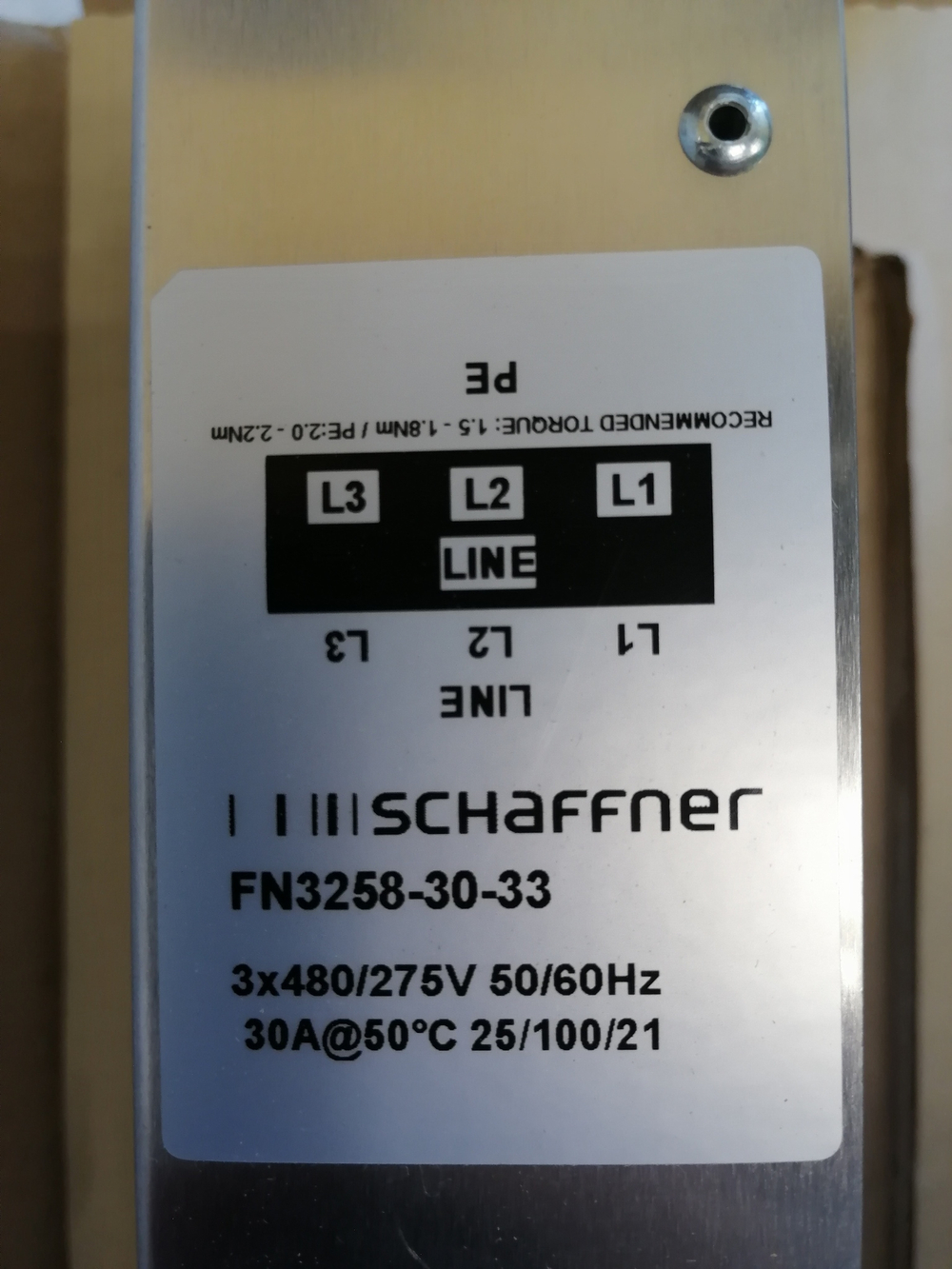 SCHAFFNER FN3258-30-33 новое