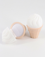 Флокированный футляр в форме мороженого для ювелирных украшений