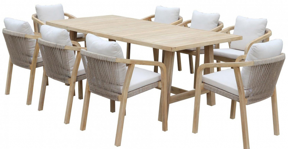 Стол деревянный обеденный Tagliamento Ravona 230, натуральный