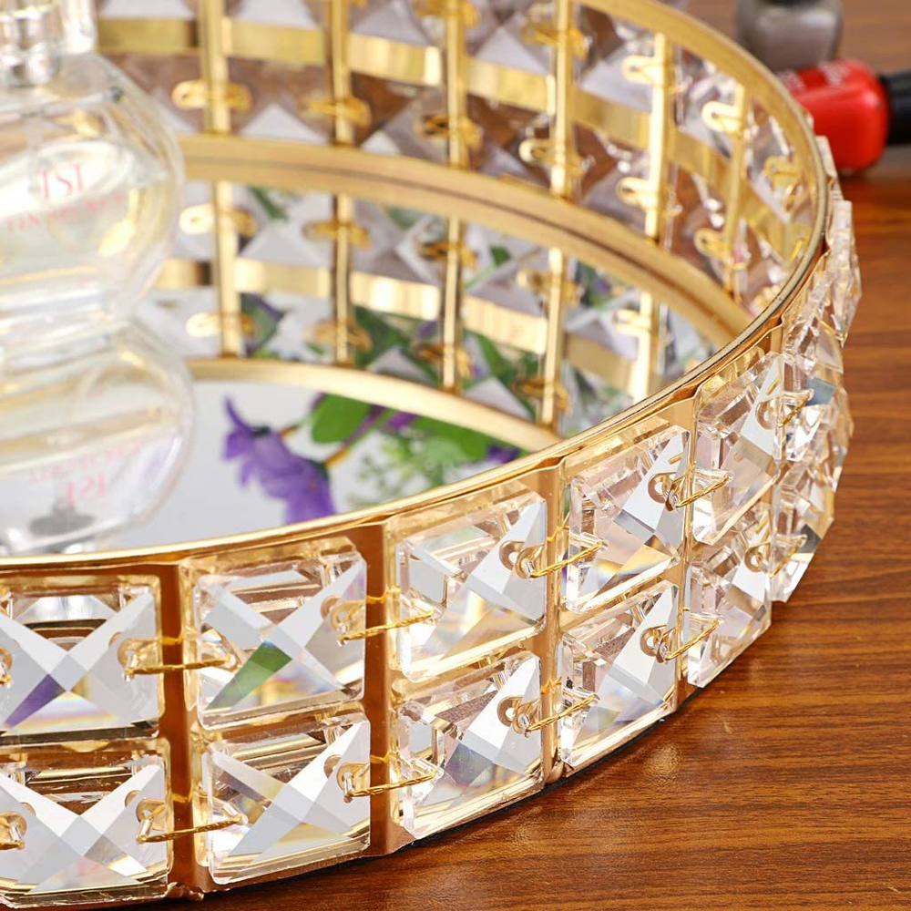 Подставка для предметов 35см Kassatex Crystal Gold