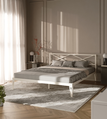 Кровать Форвард КМД 37 ТЕЯ 160 белый