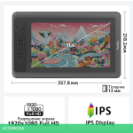 Графический планшет Parblo Coast 12pro Gen2 Black