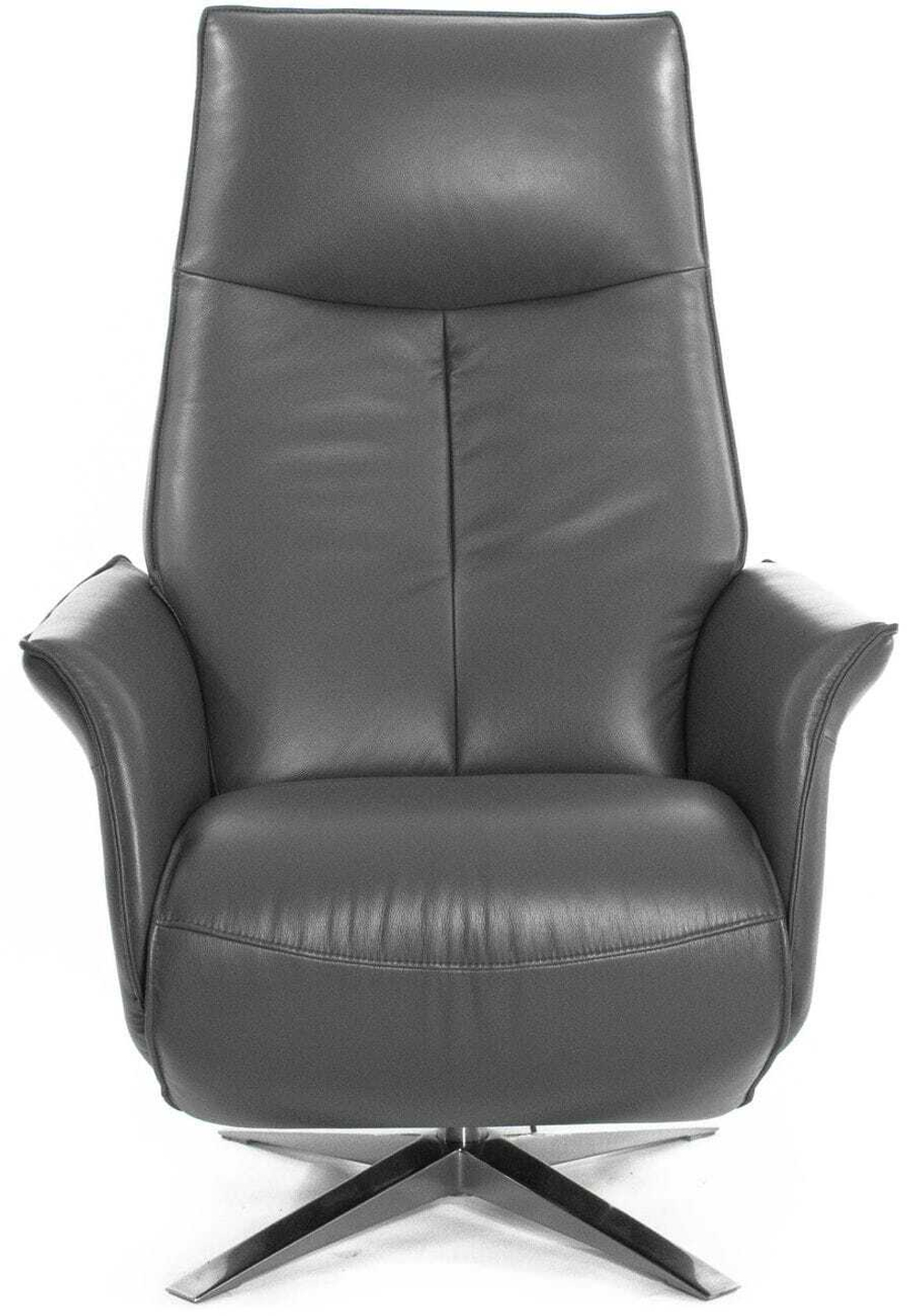 Кресло реклайнер Relax LOTUS ELECTRO NEW 4092D, натуральная кожа, (088 IRON GREY)