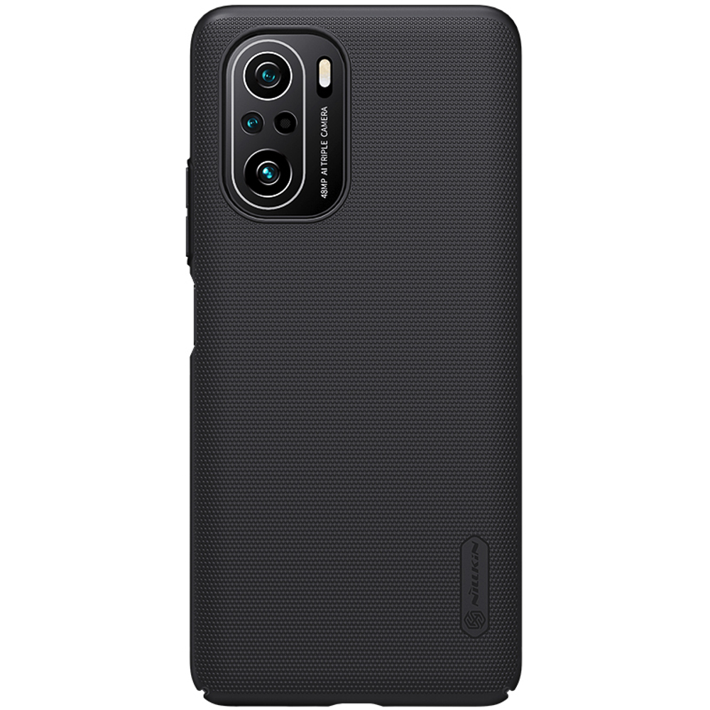 Тонкий черный чехол от Nillkin для Xiaomi Poco F3 (11i, 11X, 11X Pro, Redmi K40) серия Super Frosted Shield