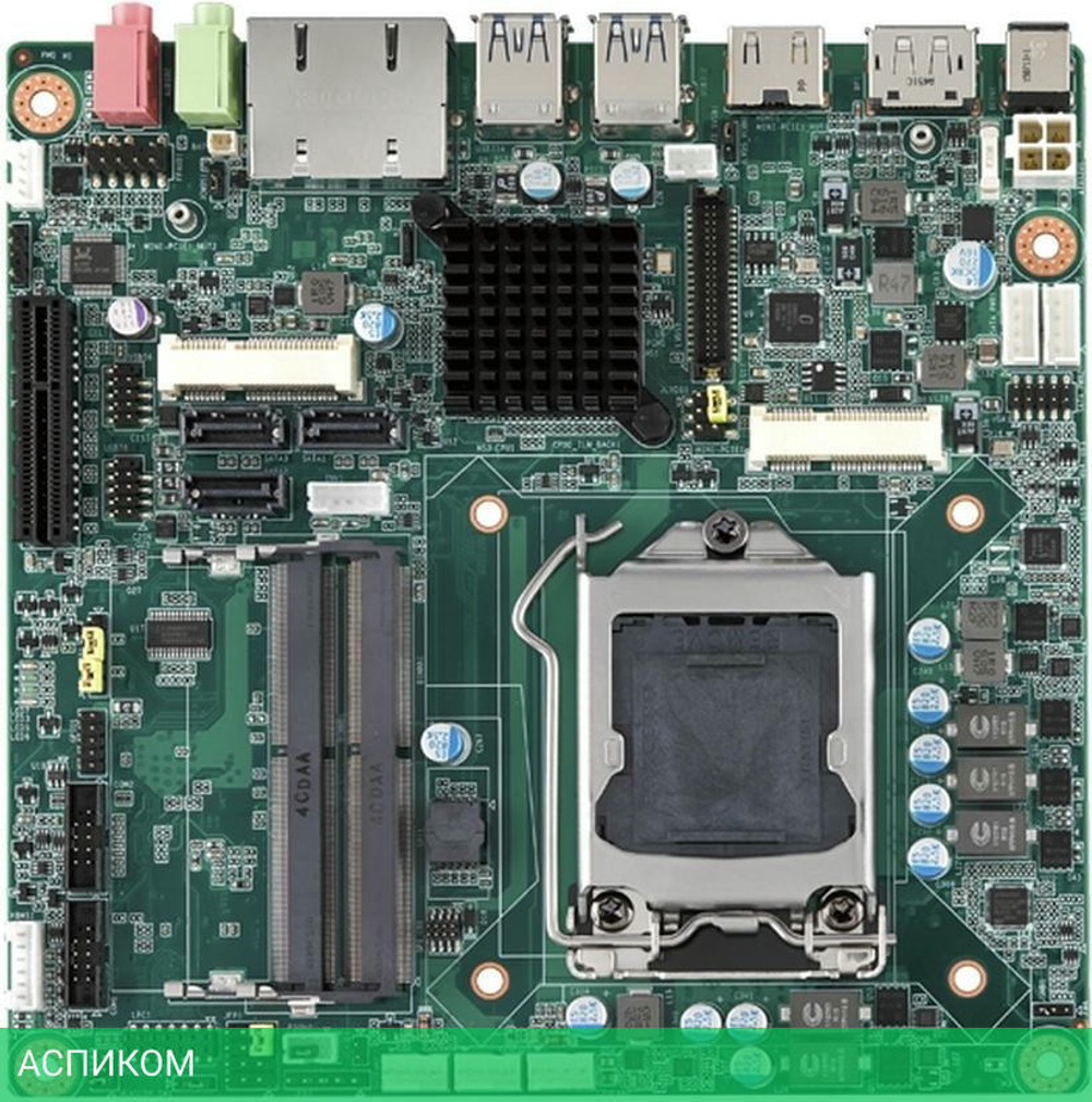 Материнская плата Advantech AIMB-285G2-00A2E DDR4