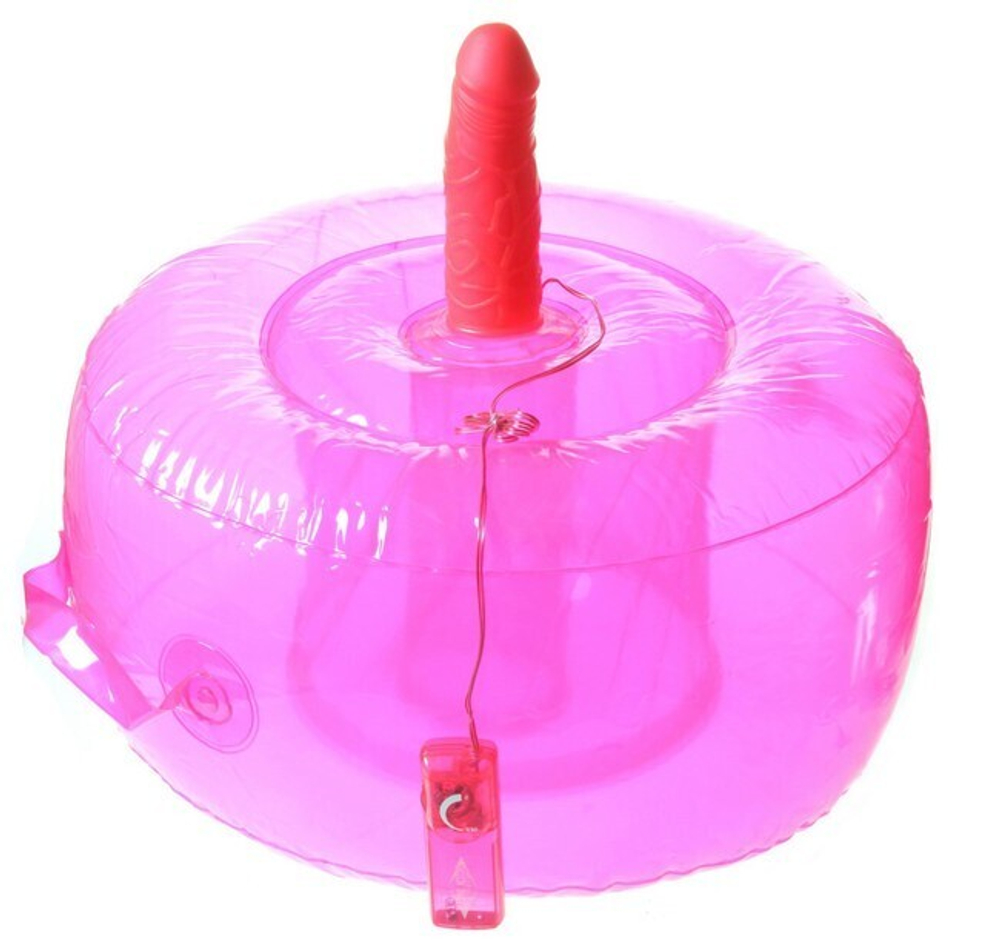 Вибратор на подушке Ecstacy Lounge (15 см, розовый) (Цвет: розовый)