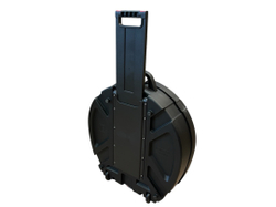 Кейс кофр ЧЕРНЫЙ для барабанных тарелок до 22" на колесах и с выдвижной ручкой DGCASE DARUMA 22-01А