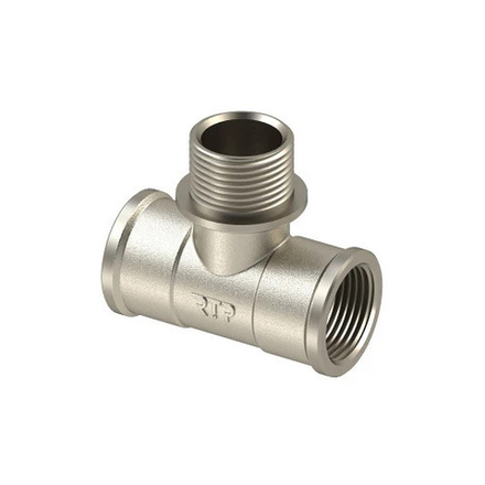 Тройник латунный 1/2" ВР/НР/ВР (25202)