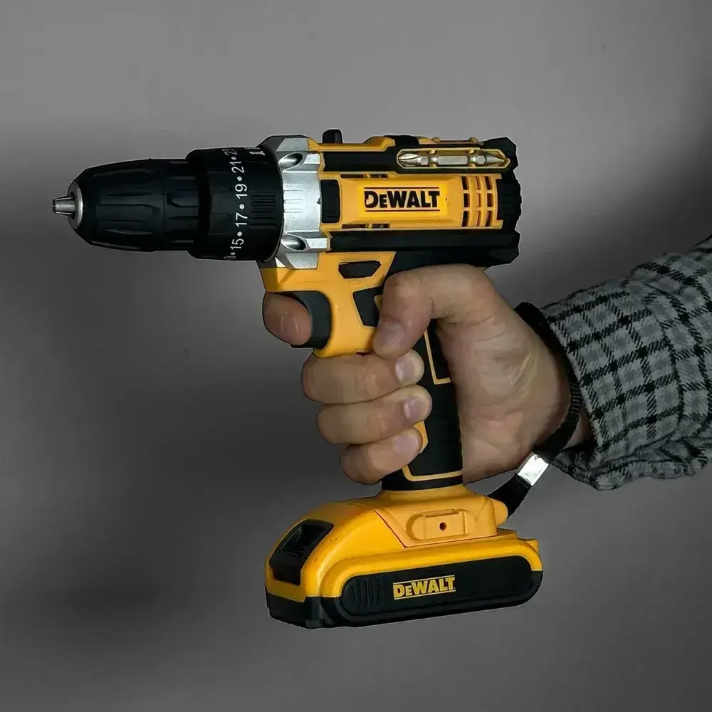 Шуруповерт аккумуляторный / 2 АКБ / шуруповерт DeWalt 24v