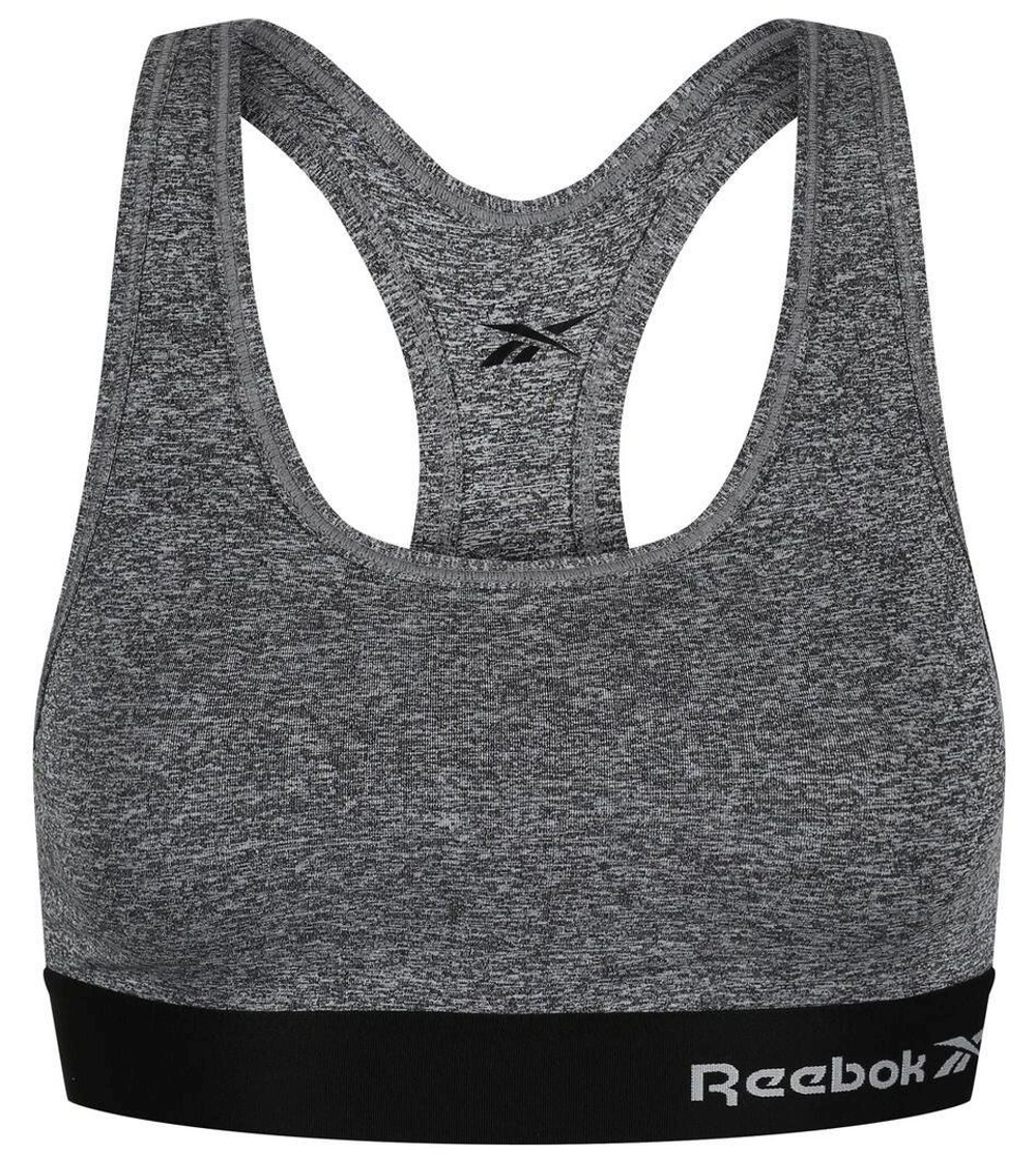 ТОП теннисный Reebok Womens Sports Crop Top SIMONE - grey marl