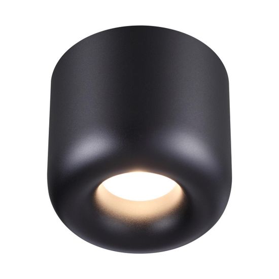 359440 OVER NT24 320 черный Светильник накладной влагозащищённый IP44 LED 10W 220-240V 3000K 650Лм LISSE