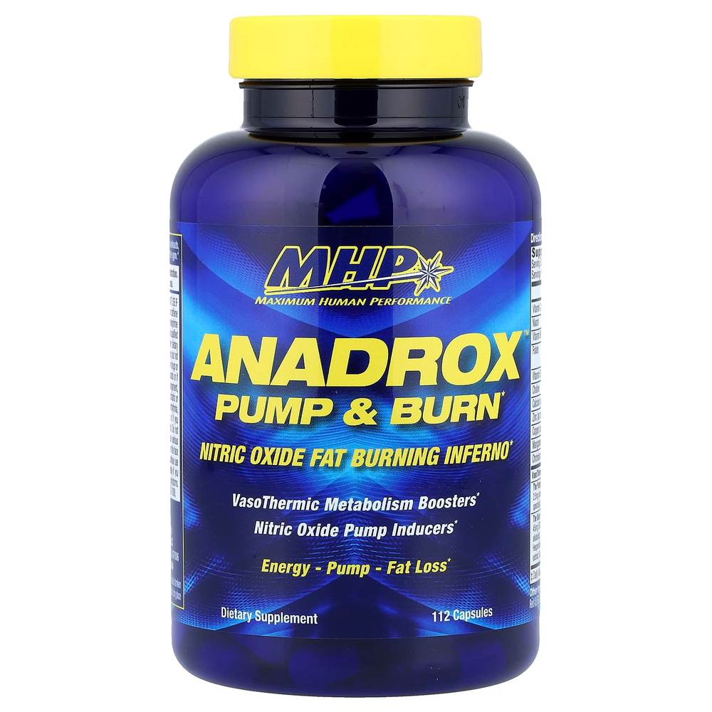 MHP, Anadrox™ Pump & Burn, 112 капсул
