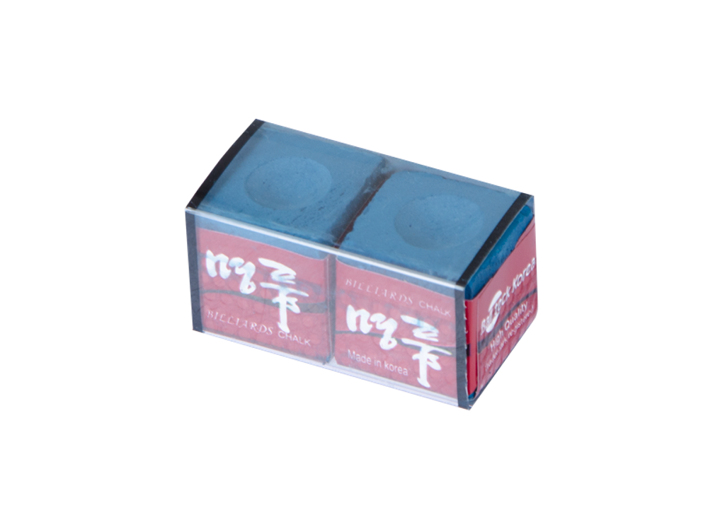 Мел &quot;Ball teck PRO II&quot; (2 шт, в красной металлической коробке) синий