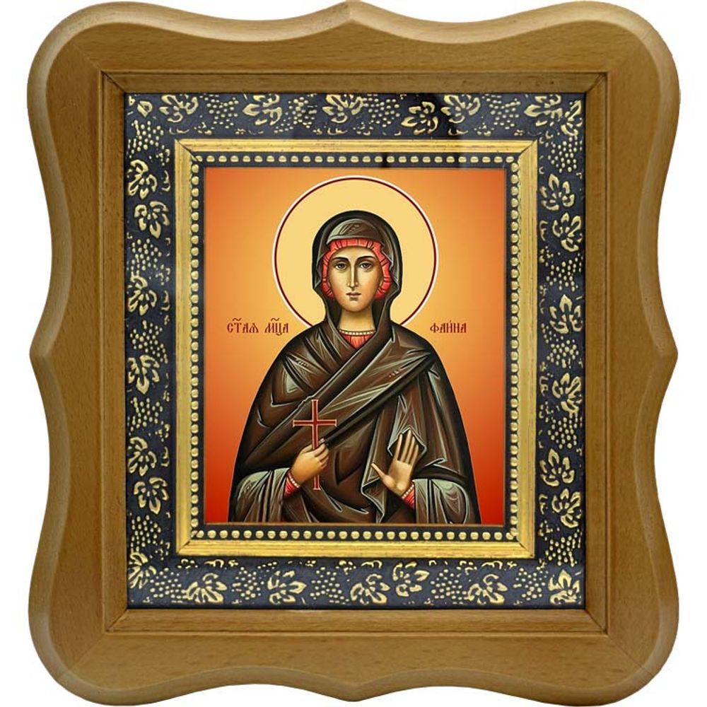 Фаина Анкирская (Коринфская), мученица дева. Икона на холсте.