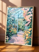 Постер весенний 50х70 см пасха