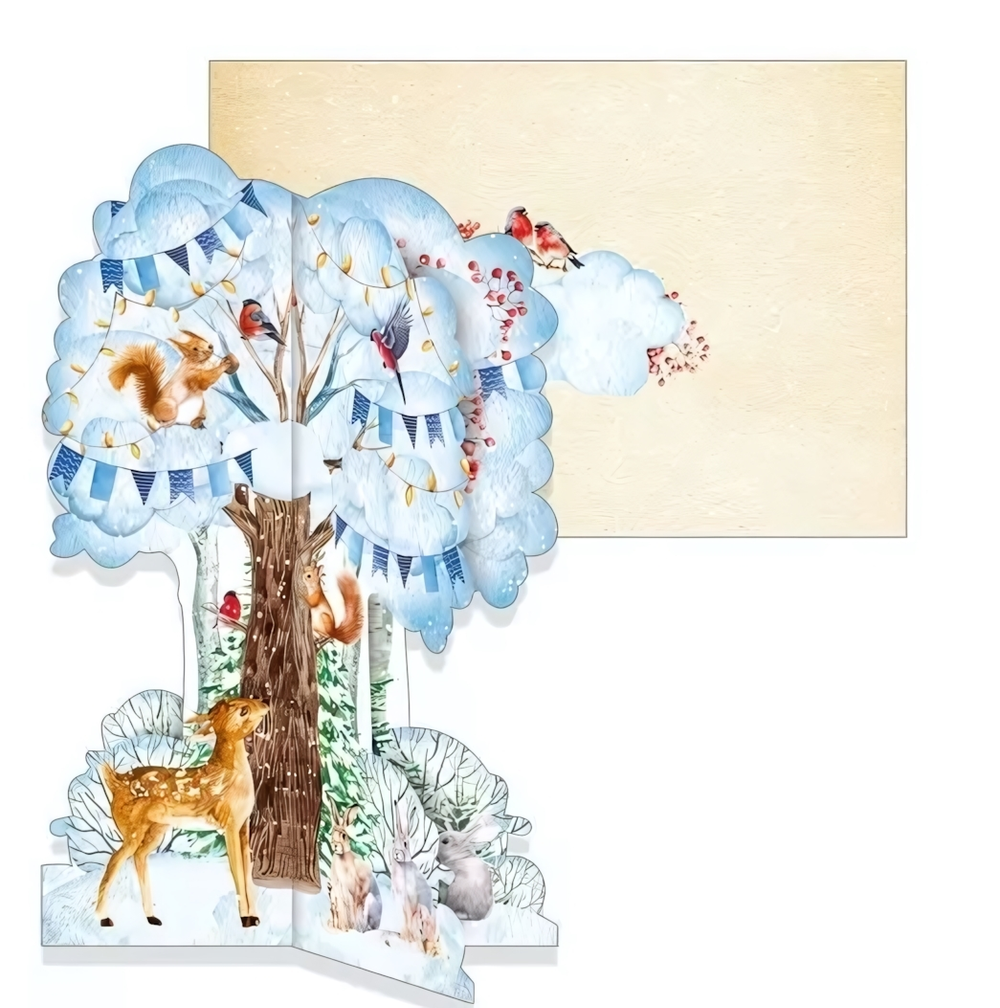 Открытка А5 "С Новым годом!" 014327 (Мир поздравлений)