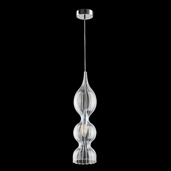 Подвесной светильник Crystal Lux Iris SP1 B Transparent