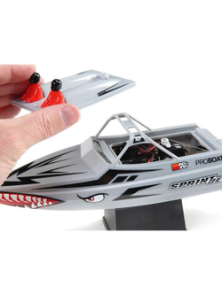Радиоуправляемый катер ProBoat Sprintjet 9-inch Self-Right Jet Boat (серебряный) RTR