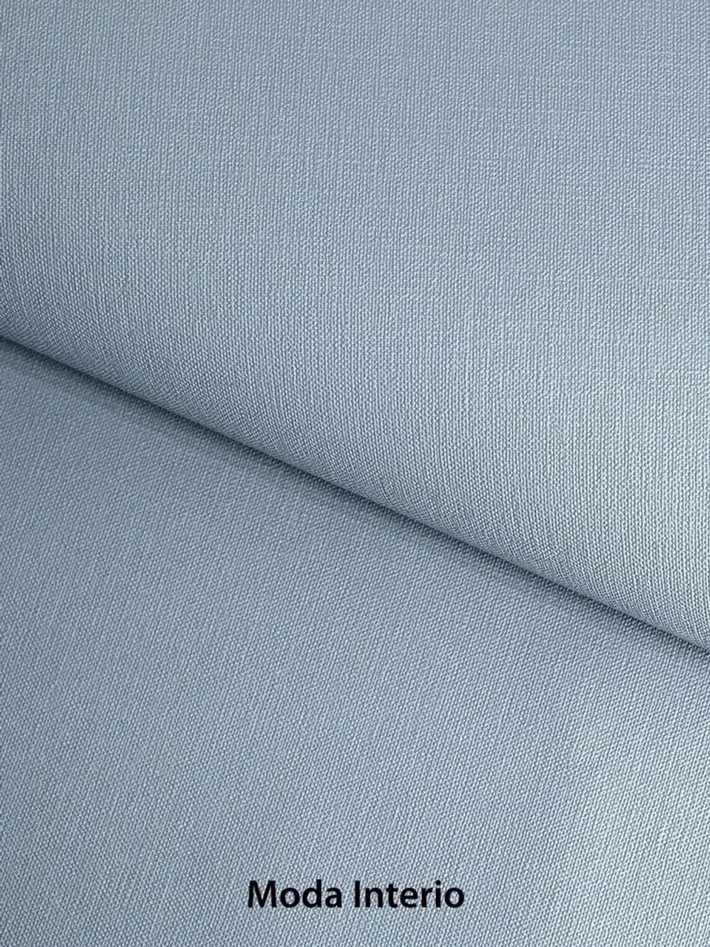 Обои флизелиновые 1.06, виниловые синие однотонные Textile (Moda Interio) метровые под ткань в спальню и гостинную