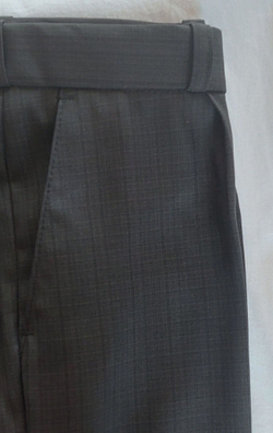 Брюки мужские серые темно-серые классические классика костюмные офисные строгие деловые демисезонные прямые 46 размер клетка в клетку