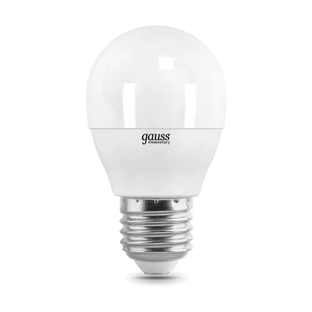 Лампа Gauss LED Elementary Шар 10W E27 730 lm 4100K 53220