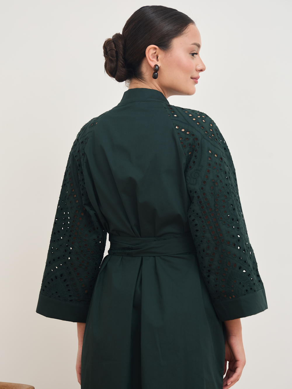 Платье кимоно ажурное