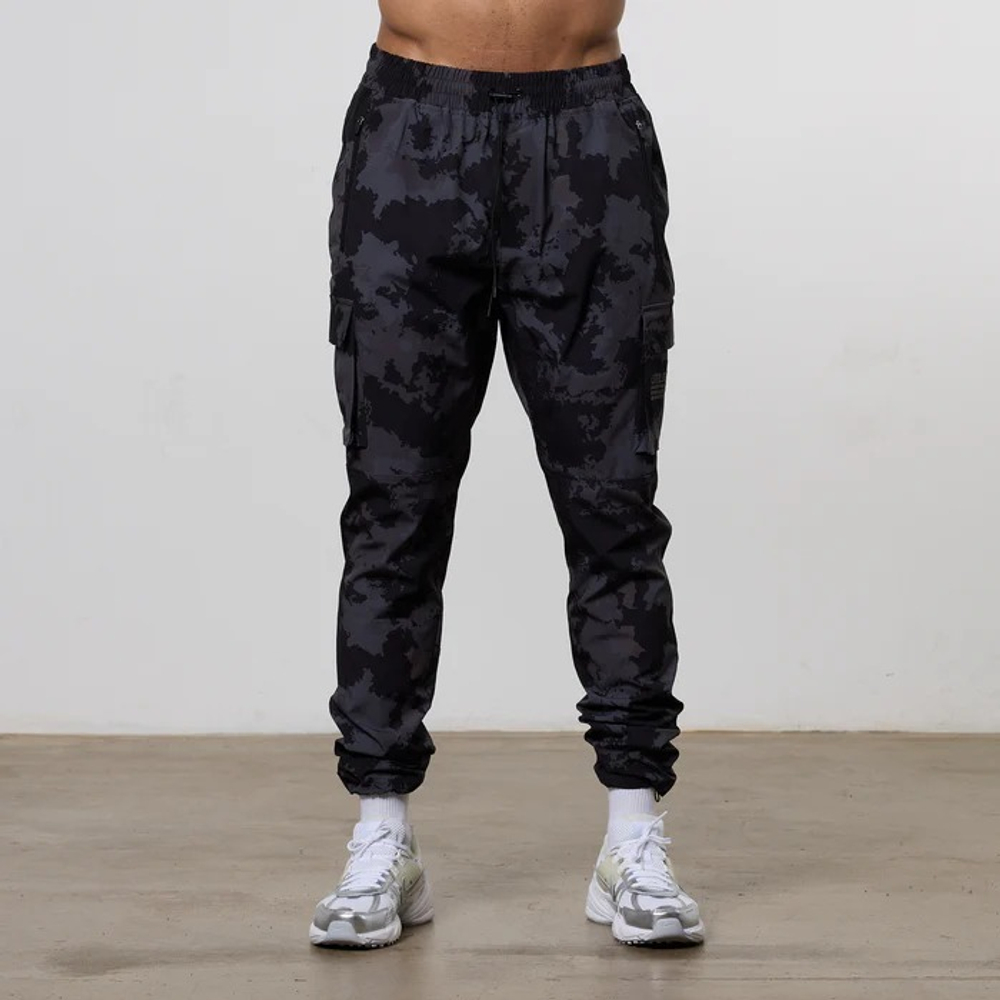 Штаны VANQUISH Utility Camo Cargo Pants Black