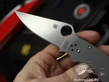 Нож складной Spyderco Paramilitary 2 81GPDGY2 Maxamet c клинком из стали Maxamet, рукоять G10