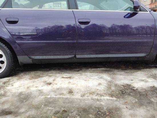 Листва (молдинги) на двери для Audi A4 B6