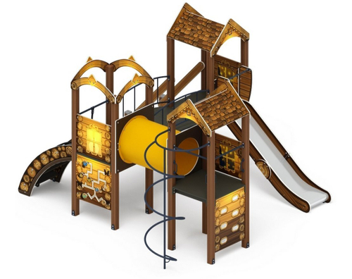 Детский комплекс Городок Эко ДИК 2.01.3.03-22 H=1200