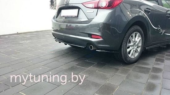 Сплиттер бампера заднего для MAZDA 3 17-...