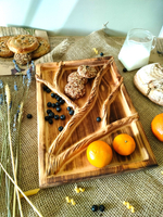 Менажница деревянная сервировочная "Ветка" MG285