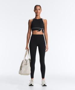 Oysho Топ без рукавов Comfortlux с завязками, черный