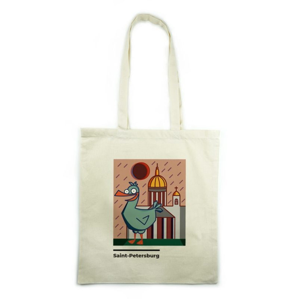 Эко-сумка «Чайка и Исаакиевский собор»
