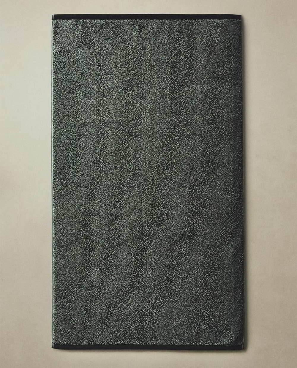 ZARA HOME КОВРИК ДЛЯ ВАННОЙ С МЕЛАНЖЕВЫМ УЗОРОМ, ЗЕЛЕНЫЙ