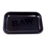 Лоток "RAW" Rolling Tray Black Metal Small Murder'd 27.5x17.5см