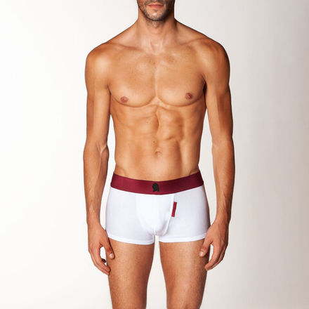 Мужские трусы боксеры белые CASANOVA Limited edition 0008B