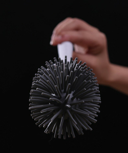 Ершик силиконовый для унитаза и туалета щетка ерш, подвесной настенный