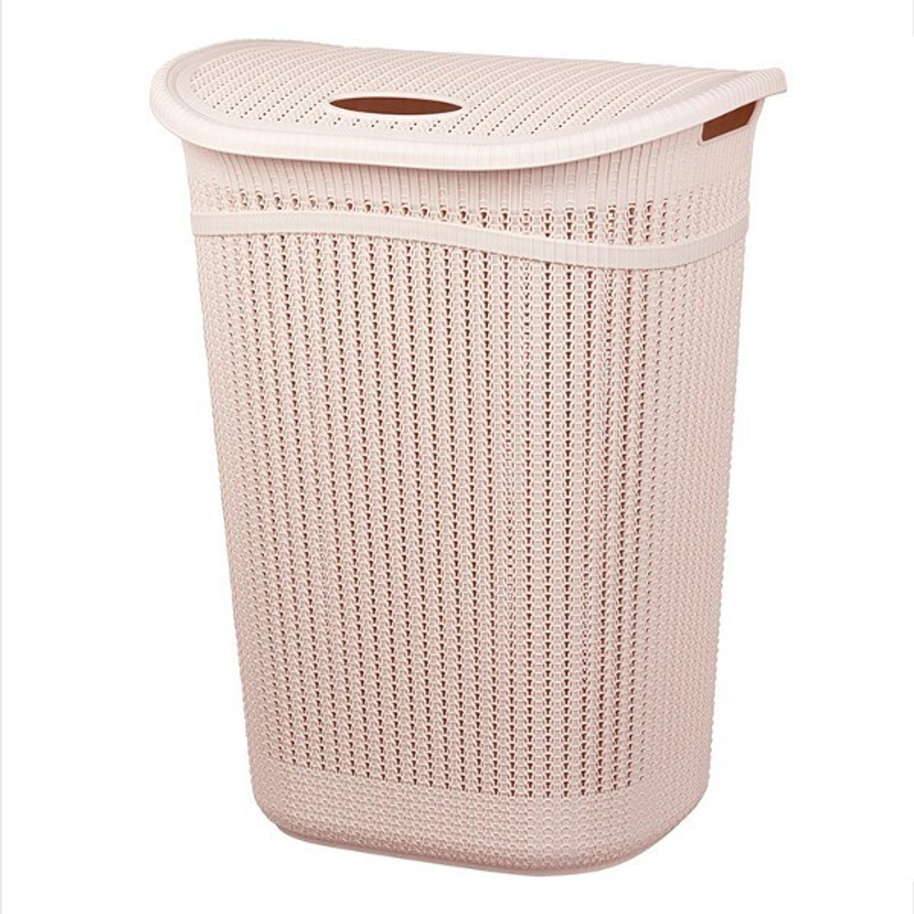 Корзина для белья ВЯЗАНИЕ 55л М2613