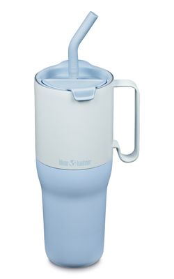 Термостакан Klean Kanteen Rise Tumbler 36oz Straw Lid (1065 мл) Ice Blue