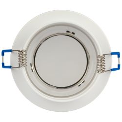 Светильник встраиваемый декоративный ЭРА DK99 WH под лампу MR16 GU5.3 белый