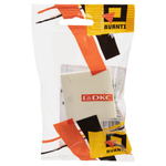 Выключатель одноклавишный модульный, "Avanti", "Ванильная дымка", 2 модуля